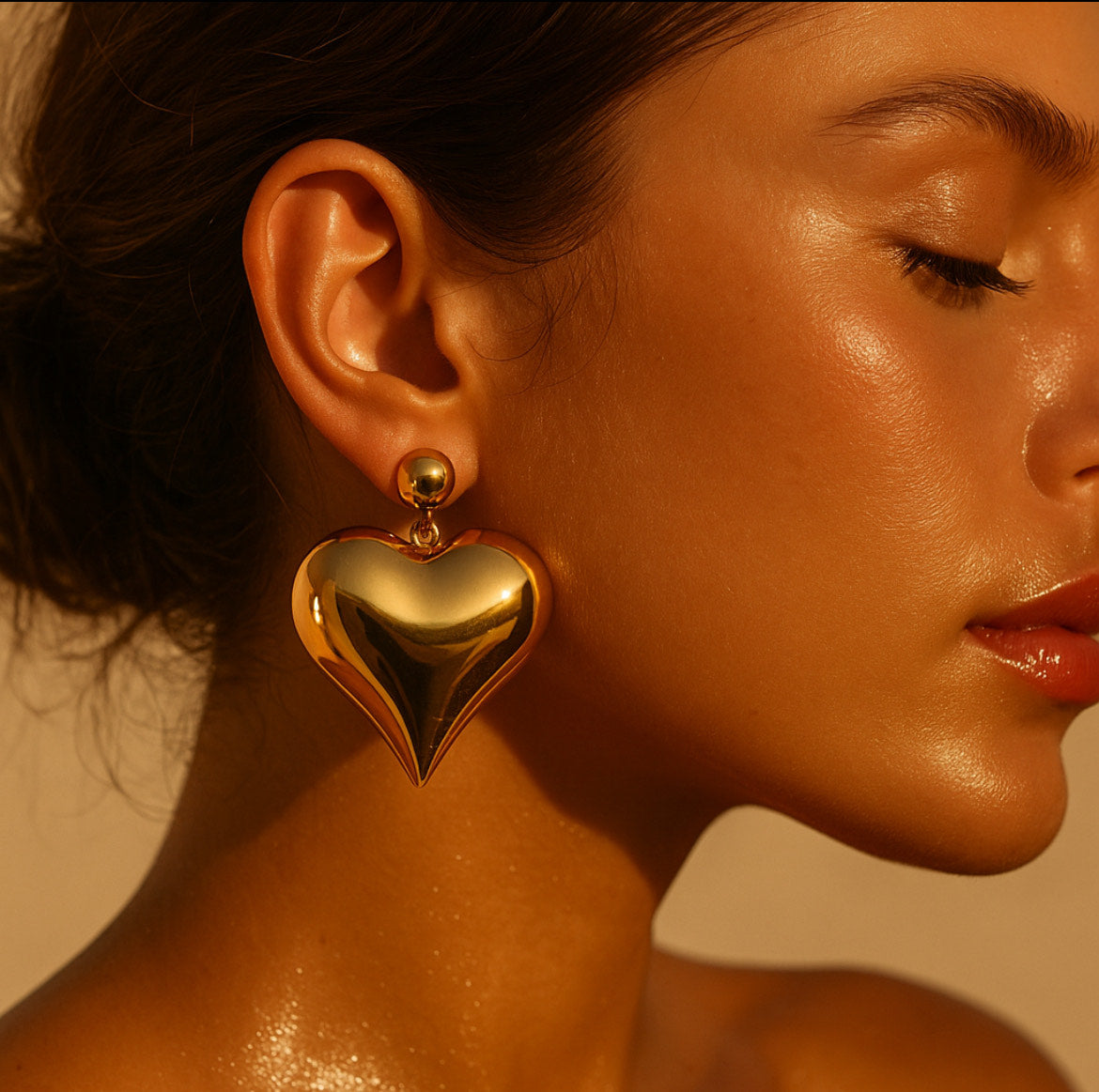 Sol Heart Earrings